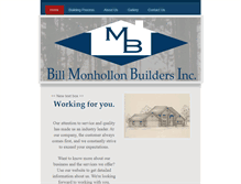 Tablet Screenshot of billmonhollonbuilders.com